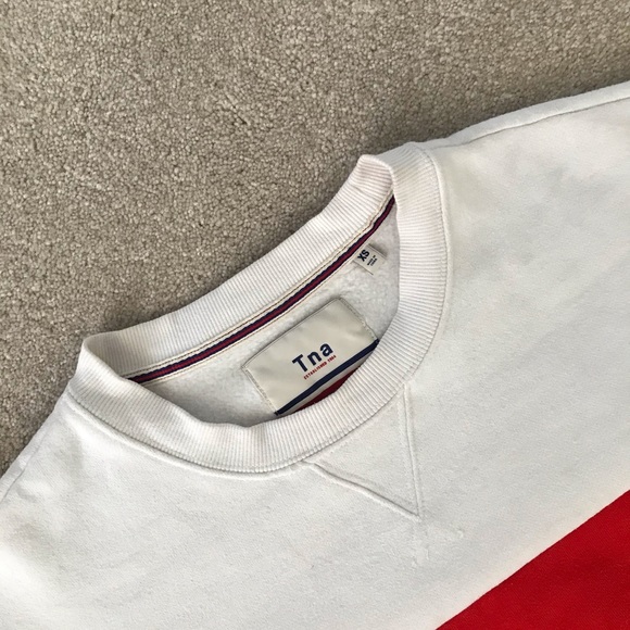 TNA pullover color block sweater - Picture 2 of 4